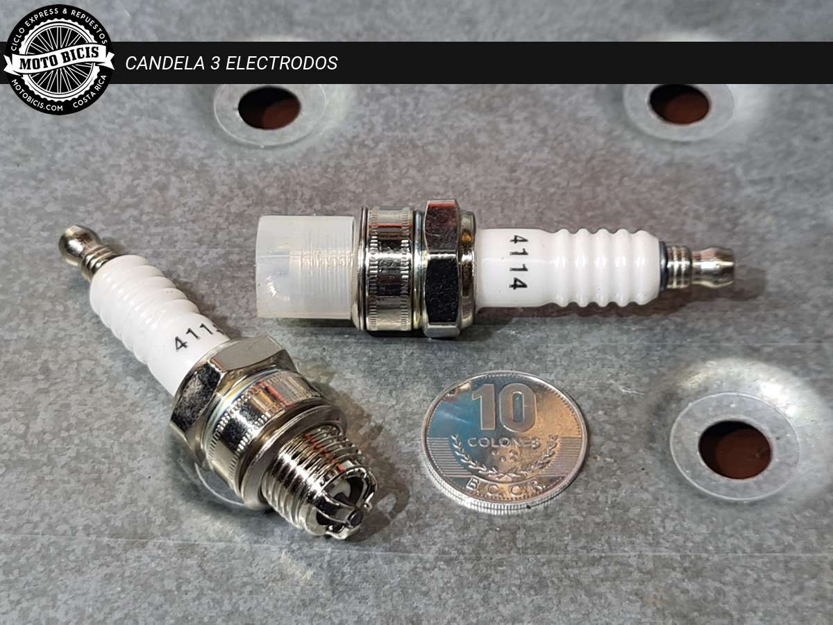 BUJIA CANDELA 3 ELECTRODOS