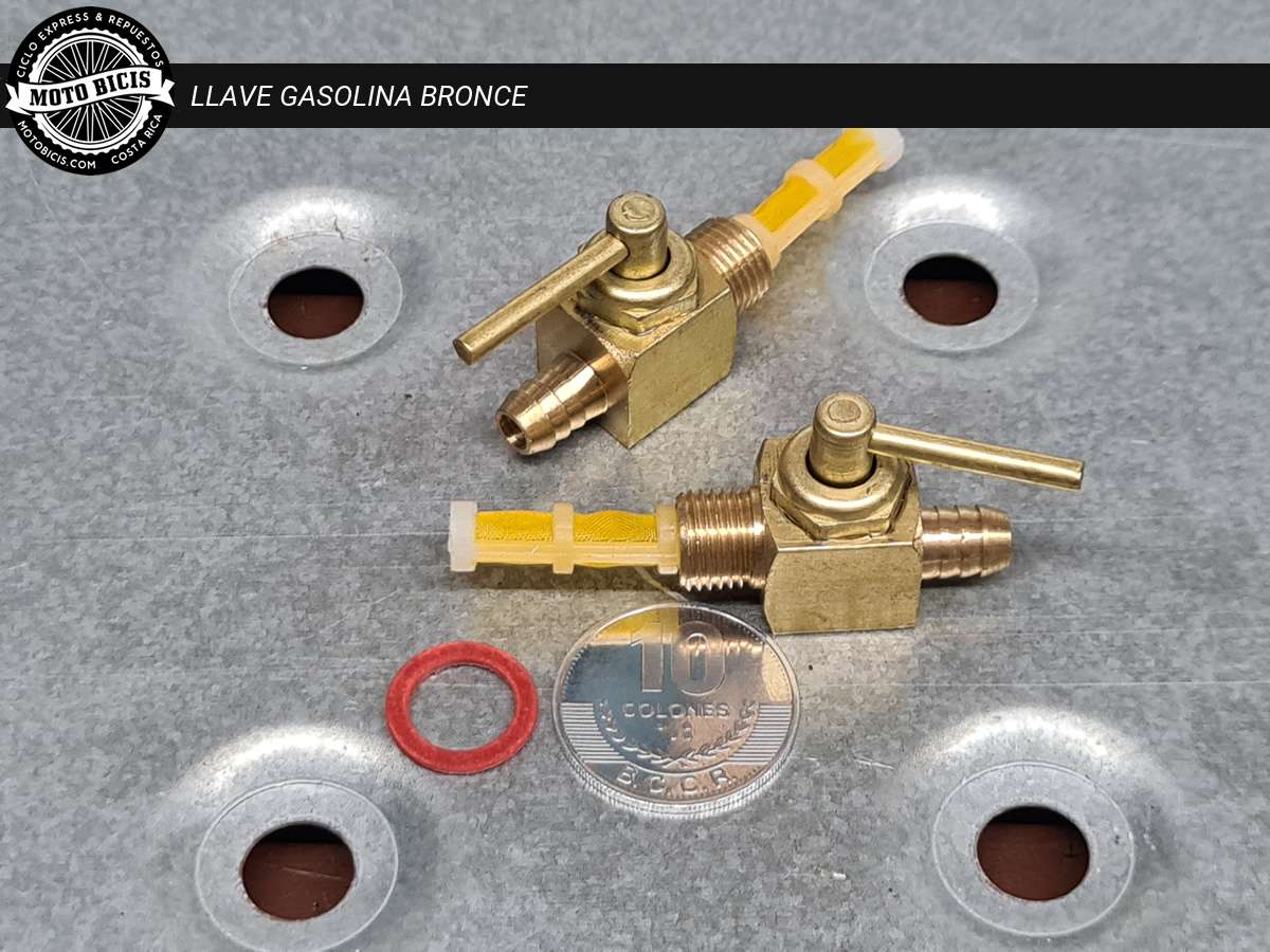 LLAVE GASOLINA BRONCE