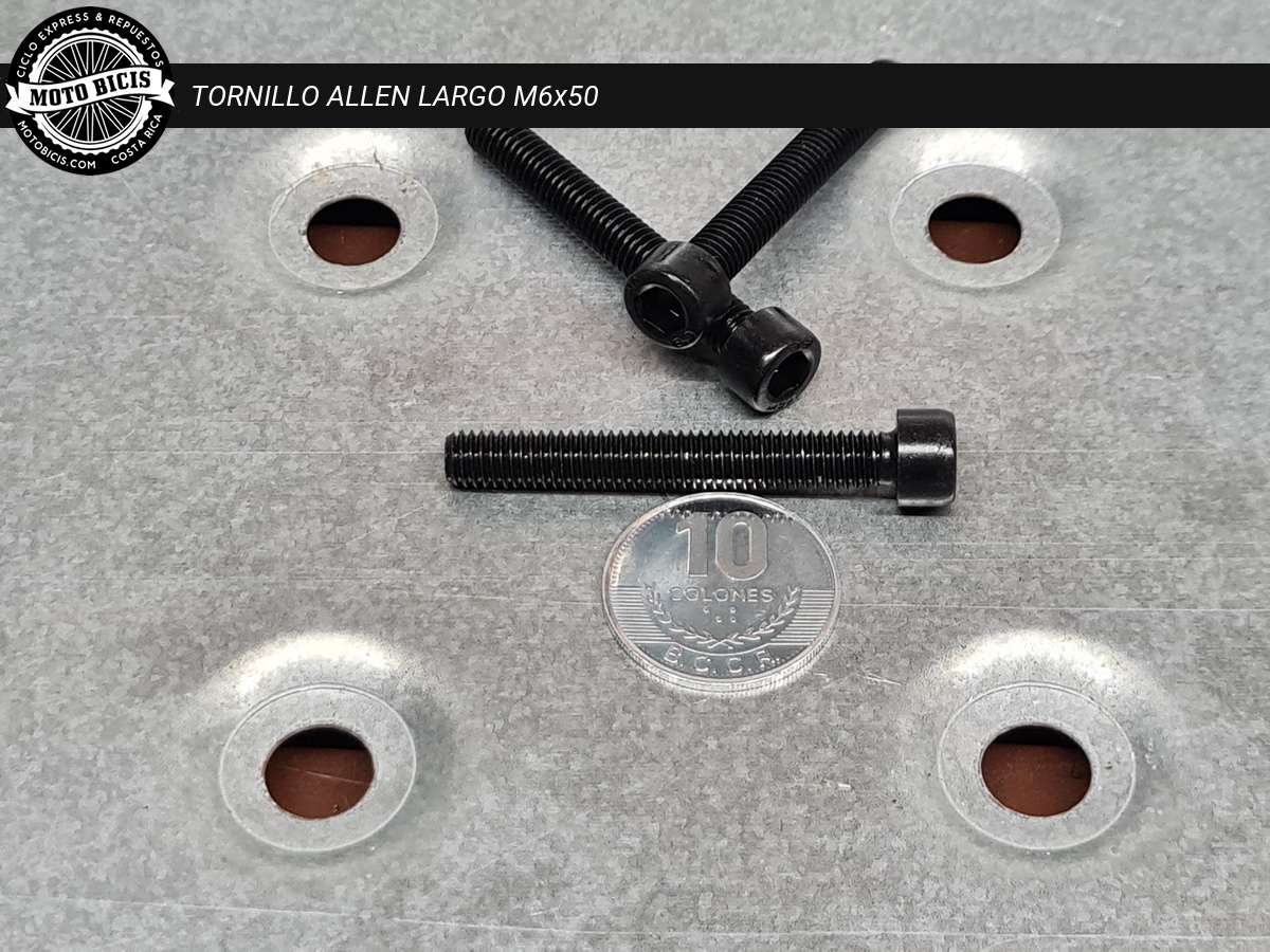 TORNILLO ALLEN LARGO M6x50