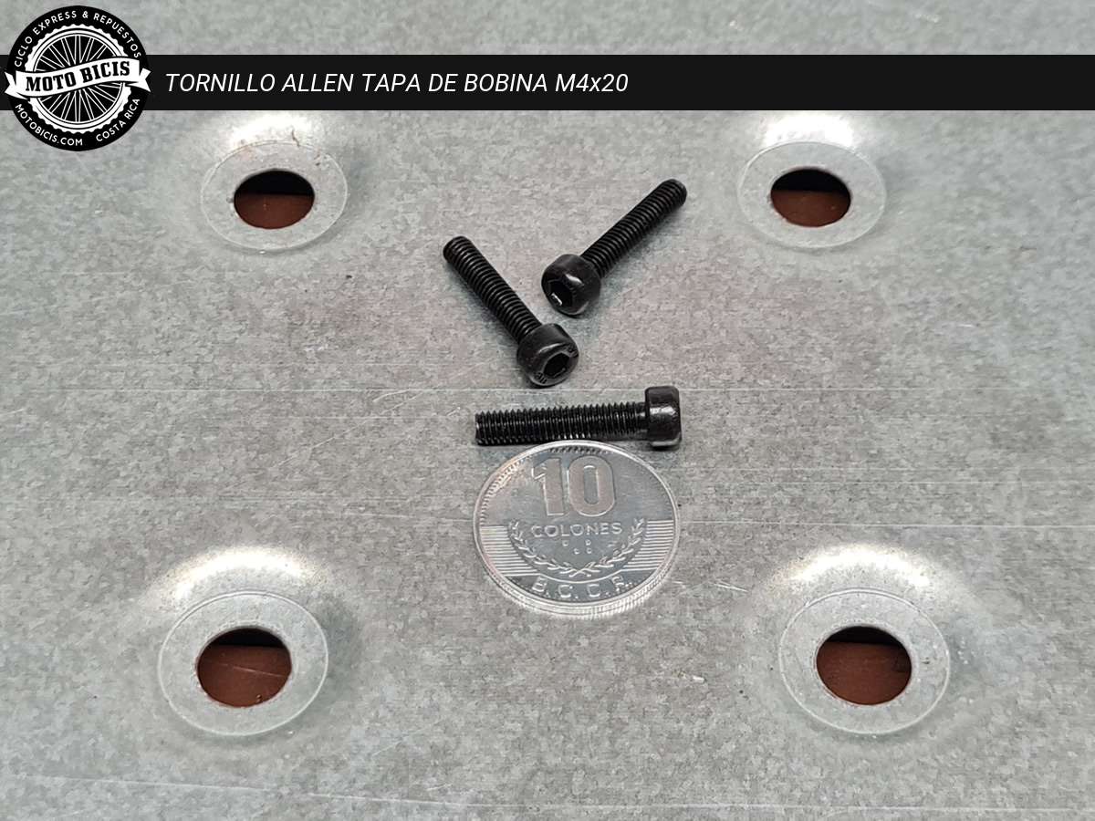 TORNILLO ALLEN TAPA BOBINA M4x20