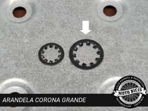 ARANDELA CORONA GRANDE para bicimoto