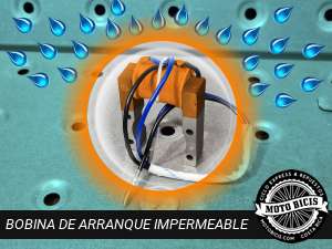 BOBINA DE ARRANQUE IMPERMEABLE para bicimoto