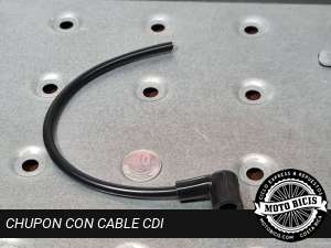 CHUPON CON CABLE CDI CHUPETA para bicimoto