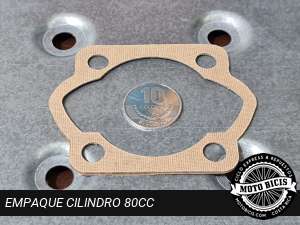 EMPAQUE CILINDRO 80cc para bicimoto