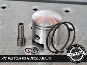 KIT PISTON 80 HUECO ABAJO  DE BICIMOTO