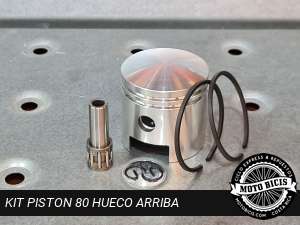 KIT PISTON 80 HUECO ARRIBA DE BICIMOTO