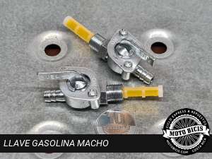 LLAVE GASOLINA MACHO para bicimoto