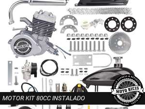 MOTOR KIT 80CC INSTALADO para Bicimotos Costa Rica