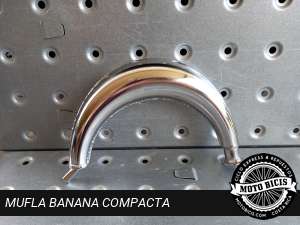 MUFLA BANANA COMPACTA para bicimoto