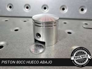 PISTON 80cc HUECO ABAJO DE BICIMOTO