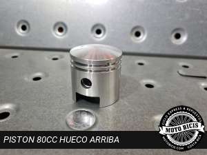 PISTON 80cc HUECO ARRIBA para bicimoto