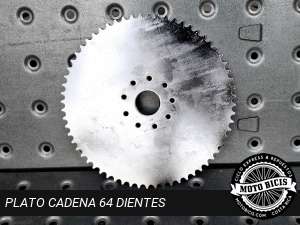 PLATO DE CADENA 64 DIENTES DE BICIMOTO