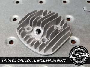 TAPA CABEZOTE INCLINADA 80cc DE BICIMOTO