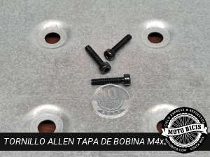 TORNILLO ALLEN TAPA BOBINA M4x20 DE BICIMOTO