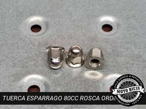 TUERCA ESPARRAGO 80cc ROSCA ORDINARIA DE BICIMOTO